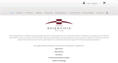 Desktop Screenshot of perthscientific.com.au